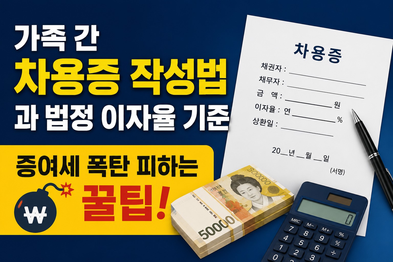 가족간차용증 썸네일