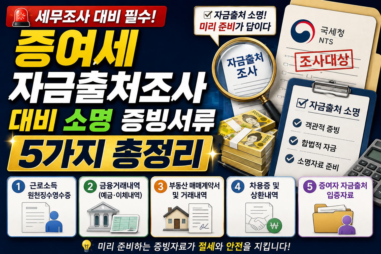 증여세 자금출처 소명자료 썸네일